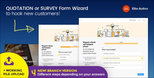 Quote - Quotation or Survey Form Wizard - 19296301