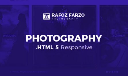 Rafoz Photography HTML Template - 22656827
