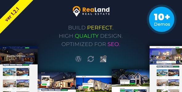 ReaLand - Real Estate Responsive WordPress Theme - 21254045