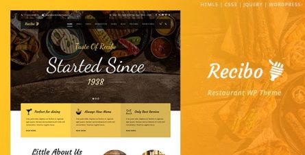 Recibo - Restaurant WordPress - 12025238