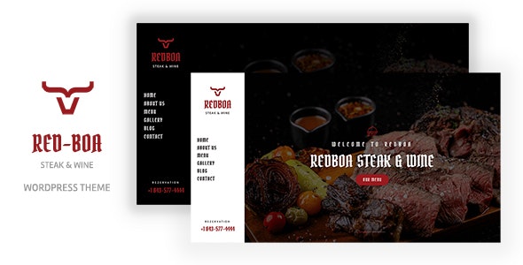 Redboa – Steakhouse Restaurant WordPress – 33968383