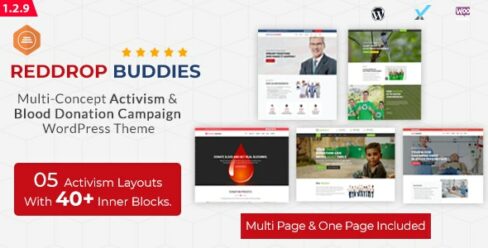 Reddrop Buddies – Multi-Concept Activism & Blood Donation Campaign WordPress Theme – 20787548