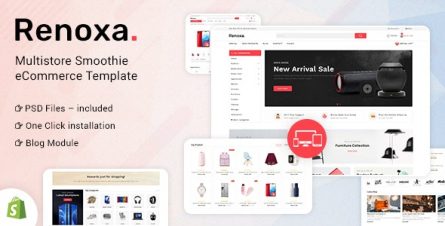 Renoxa Multipurpose E-commerce Shopify Template - 31776947