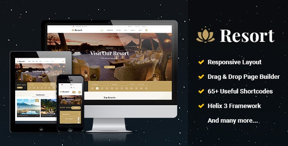 Resort II - Ultimate Responsive Hotel, Travel Joomla Template - 21013750