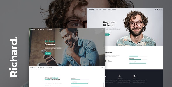 Richard - Easy Onepage Personal Template - 26351969