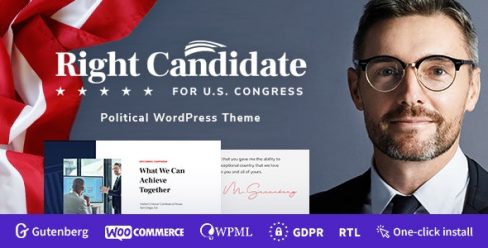 Right Candidate – Election Campaign and Political WordPress Theme – 24571945