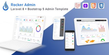Rocker - Laravel 8 + Bootstrap 5 Admin Template - 32009367