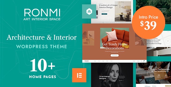 Ronmi - Architecture and Interior Design WordPress Theme - 38412789