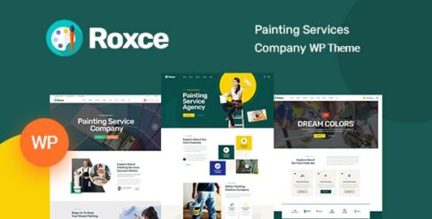Roxce – Painting Services WordPress Theme + RTL – 35055345