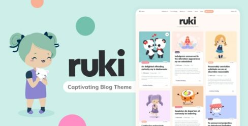 Ruki – A Captivating Personal Blog Theme – 27250346