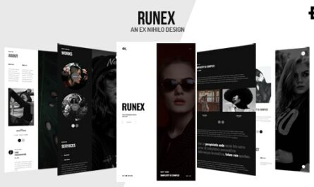 Runex - One Page Portfolio Template - 33851414