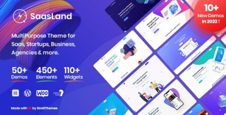 Saasland - MultiPurpose WordPress Theme for Saas Startup - 23362980