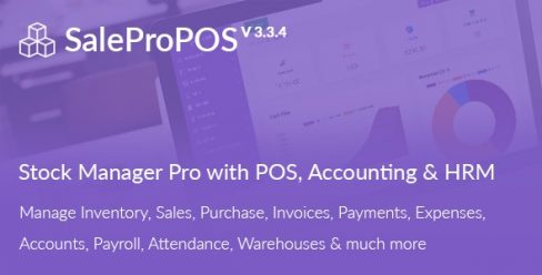 SalePro – Inventory Management System with POS, HRM, Accounting – 22256829