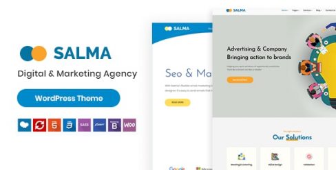 Salma – SEO Marketing WordPress Theme – 23496497