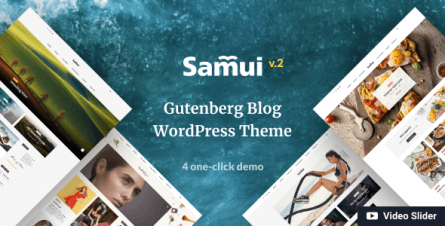Samui - Gutenberg WordPress Theme for Blog and Magazine - 13874784