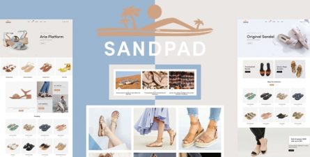Sandpad - Sandals And Footwear Shoes Responsive Shopify Theme - 26873808