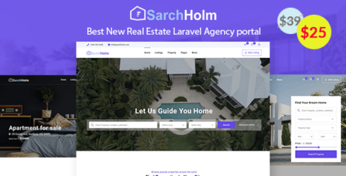 Sarchholm real estate laravel multilingual agency portal – 34711122