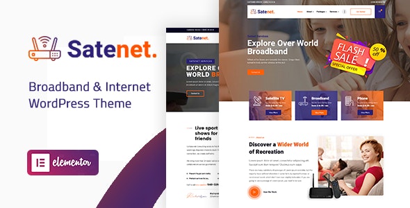 Satenet - Broadband & Internet WordPress Theme - 25909707