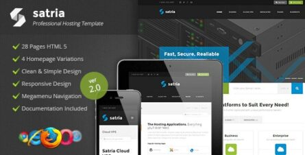 Satria - Professional Hosting HTML5 Template - 13109545
