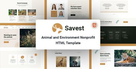 Savest - Animal Shelter Website Template - 36635836