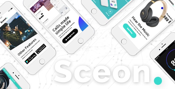 Sceon – App Landing Page & Startup Theme – 21588199