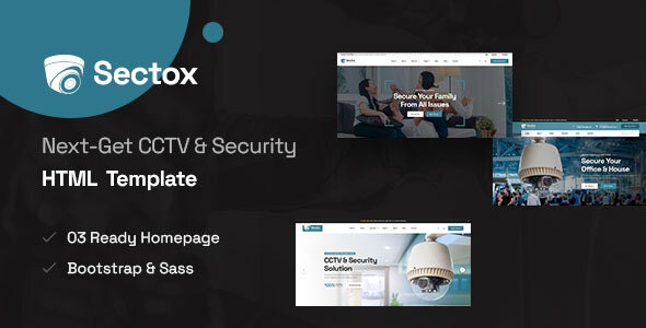 Sectox - CCTV & Security HTML Template - 38299108