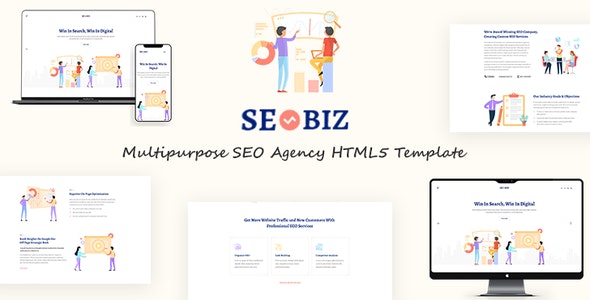 Seobiz - Multipurpose SEO HTML5 Template - 23881673