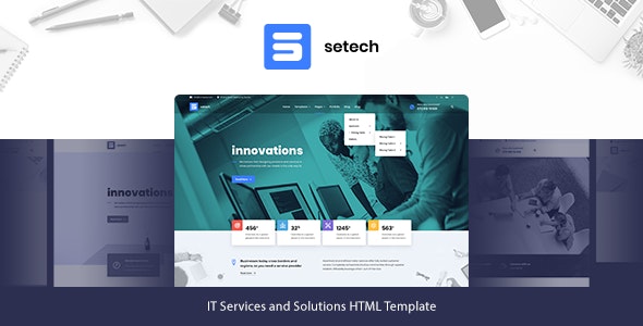 Setech – IT Services and Solutions HTML Template – 26821931