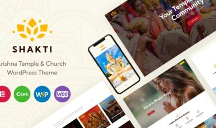 Shakti - Krishna Temple & Church WordPress Theme - 39952035