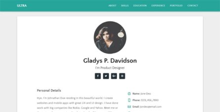 ShiftCV - Blog Resume Portfolio WordPress - 5150965