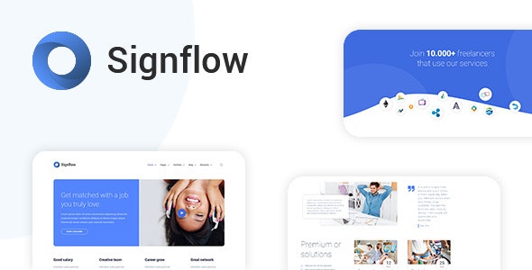 Signflow - Tech And Startup Template - 21297671