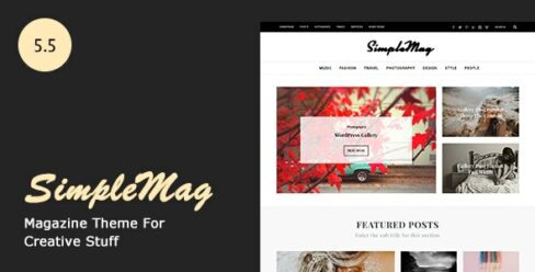 SimpleMag – Magazine theme for creative stuff – 4923427