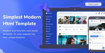 Simplest - Online Community HTML Template - 28514517