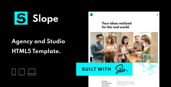 Slope – Responsive Agency & Studio HTML Template – 36532123