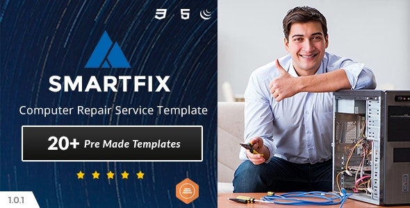 SmartFix – Computer Repair Center HTML5 Template – 25748439