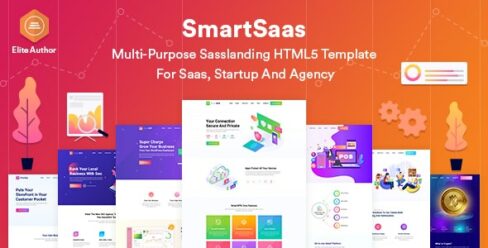 SmartSaas-Multi-Purpose Sass landing HTML5 Template For Startup And Agency – 25555098