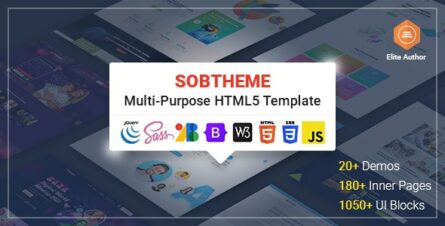 Sobtheme - Multipurpose HTML5 Template - 33683158