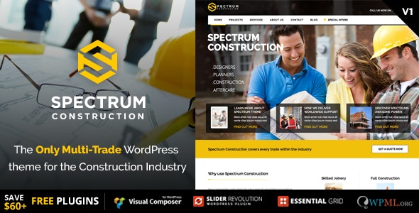 Spectrum – Multi-Trade Construction Business Theme – 10259946