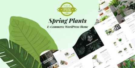 Spring Plants - Gardening & Houseplants WordPress Theme - 21580907