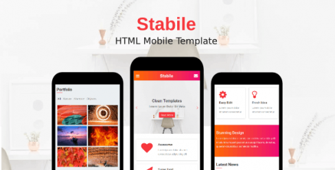 Stabile – HTML Mobile Template – 20453599