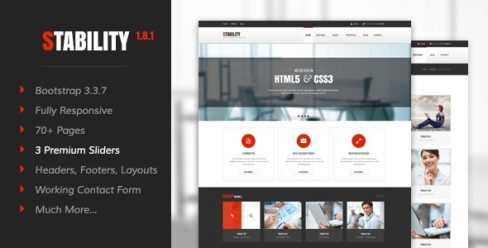 Stability – Responsive HTML5/CSS3 Template – 7222255