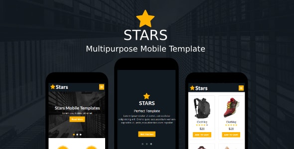 Stars – Multipurpose Mobile Template – 19595643