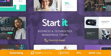 Start It - Technology & Startup WP Theme - 21098398