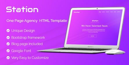 Station - Agency HTML Template - 19163986