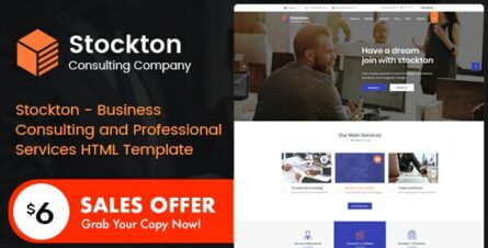 Stockton - Business Consulting and Professional Services HTML Template - 21245454