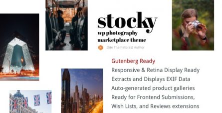 Stocky - A Stock Photography Marketplace Theme - 8087525