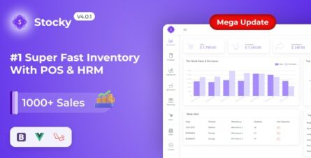 Stocky - Ultimate Inventory Management with POS & HRM - 31445124