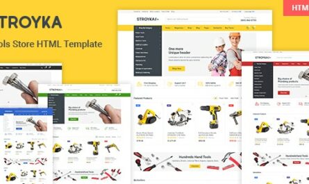Stroyka - Tools Store HTML Template - 23326943