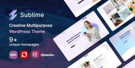 Sublime - Creative Multipurpose WordPress Theme - 32686761