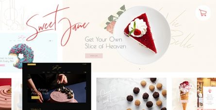 Sweet Jane - Delightful Cake Shop Theme - 23147606
